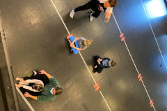 THAYNE JASPERSON WITH YOUNGER STUDENTS 2021